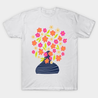 Arty flowers in a vase T-Shirt